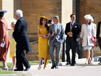 GALERIE FOTO. George Clooney și David Beckham, printre invitații celebri de la nunta regală