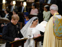 Nunta regală. Momentul în care Prințul Harry și Meghan Markle își jură credință. Cum au încălcat tradiția