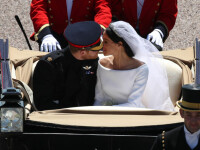 Prințul Harry s-a căsătorit cu Meghan Markle. Desfășurarea ceremoniei și cel mai emoționant moment: ”Arăți minunat!”