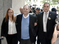 Harvey Weinstein, eliberat contra unei cauţiuni de 1 milion de $. Imagini cu mogulul predat poliției