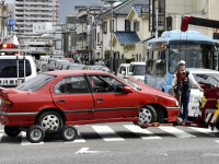 O maşină a intrat în mulţime în Japonia şi a ucis un pieton