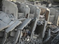 Fasia Gaza, bombardata de Israel - 5
