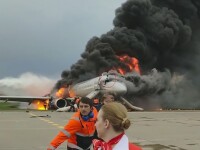 Avionul în flăcări din Moscova - 1