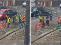 Video cu muncitori români, viral pe Reddit