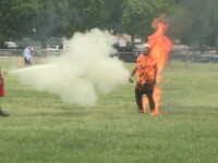 Momentul în care un bărbat și-a dat foc în apropiere de Casa Albă - 2