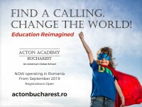 (P) Acton Academy, o şcoală americană premiată pentru inovaţie în educaţie, vine în România