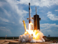 SpaceX a trimis 4 astronauţi către Staţia Spaţială Internaţională