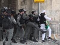 Violențe în Ierusalim. Zeci de persoane au fost rănite cu pietre, petarde, gloanțe de cauciuc