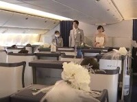 O companie aeriană din Japonia a transformat un avion în salon pentru nunți