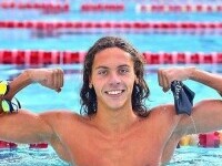 Performanță extraordinară. Înotătorul David Popovici de la CSA Steaua București, în vârstă de 16 ani, s-a calificat la JO