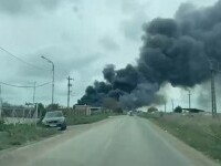 Incendiu puternic la un depozit de deşeuri din Techirghiol. 