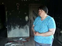 Două familii din Maramureș au rămas pe drumuri după ce un incendiu puternic le-a mistuit casa
