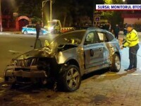 Accident spectaculos în Botoşani. Un SUV condus cu viteză a făcut prăpăd
