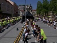 Peste 15.000 de elevi au dansat simultan cadril în Slovenia și în Europa