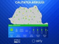 Informații despre calitatea aerului din România sunt disponibile, în timp real, pe ȘtirilePROTV.ro!