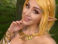 Elfița de pe OnlyFans a stârnit imaginația fanilor în costumul prințesei Zelda. Cine este Tabitha Lyons