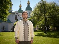Mesajul lui Zelenski de Paște: „Dumnezeu are steagul ucrainean pe umăr”