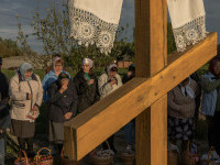 Al treilea Paşte în vreme de război. Ucrainienii au sărbătorit Învierea Domnului sub focuri de armă. FOTO