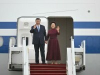 Xi Jinping a ajuns duminică la Paris. Președintele chinez a revenit în Europa pentru prima dată din 2019
