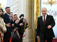 Vladimir Putin își începe oficial cel de-al cincilea mandat de președinte al Rusiei. Promisiunea făcută la Kremlin | VIDEO