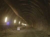 Cum arată un kilometru de tunel pe porțiunea Autostrăzii A1 Sibiu-Pitești de 335 de milioane de euro VIDEO