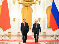 Vladimir Putin a sosit în China pentru o vizită de stat, prima din noul său mandat prezidenţial. Ce a vorbit cu Xi Jinping