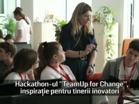 (P) Hackaton-ul „TeamUp for Change”, inspirație pentru tinerii inovatori