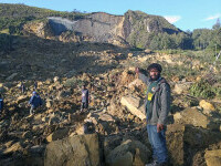 Carnagiu în mijlocul nopții. Peste 100 de oameni au murit în somn, după o alunecare de teren, în Papua Noua Guinee