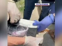 Cocaină de peste un milion de euro, dezgropată din curtea unei case din Giurgiu. Era vândută în București