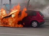 Un român și-a incendiat ginerele în Italia. A turnat benzină pe mașina în care tânărul se afla, dar a luat foc și el