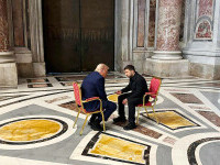 Rezultatele întâlnirii dintre Donald Trump și Volodimir Zelenski de la Vatican. Ucraina primește noi sisteme Patriot