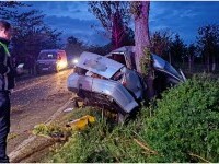 Accident cumplit în Vaslui. Un șofer de 20 de ani a murit, iar un adolescent se află în comă