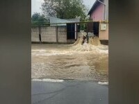 Ploile torențiale și grindina au făcut ravagii în țară. Salina Praid a fost închisă, iar străzi și case au fost inundate