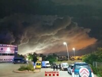 Peste 160.000 de oameni din Spania sunt blocaţi în locuinţe din cauza unui nor toxic de clor. FOTO & VIDEO