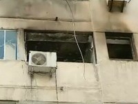 incendiu trotineta bloc