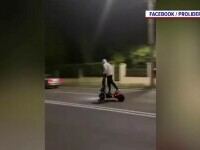 trotinetist galati politie