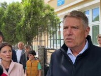 Klaus Iohannis, declarație la ieșirea din secția de vot. „După primul tur, deja am pierdut câteva miliarde de euro”