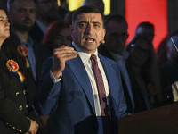 George Simion, prima reacție după închiderea urnelor: „Sunt noul președinte al României”