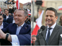 Alegeri prezidențiale în Polonia. Primarul Varșoviei și candidatul susținut de George Simion se vor confrunta în turul doi