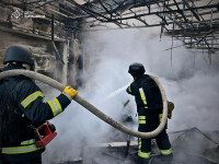 Kievul, în alertă după un atac combinat cu drone și rachete rusești. Opt persoane au fost rănite