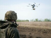 soldat ucrainean, drona