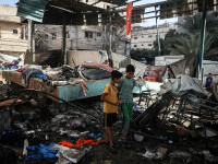 Un grup umanitar susținut de SUA distribuie ajutoare în Gaza