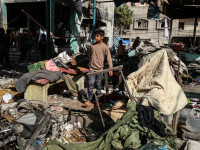 Un grup umanitar susținut de SUA distribuie ajutoare în Gaza