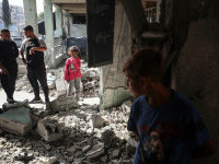 Un grup umanitar susținut de SUA distribuie ajutoare în Gaza