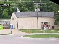 O mașină a ajuns pe acoperișul unui centru pentru veterani din Missouri, pentru a doua oară în trei luni