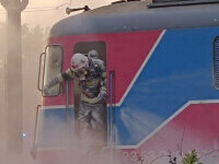 locomotiva diesel incendiu prahova
