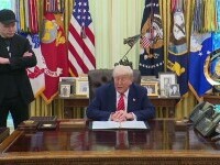 Sfatul lui Trump pentru Macron, după palmele primite de la soție. La plecarea de la Casa Albă, Musk avea ochiul vânăt