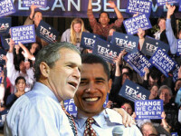 Bush nu mai vrea sa plece de la Casa Alba! Se intalneste cu Obama luni
