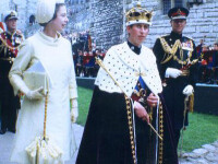Printul Charles si Regina Elisabeta