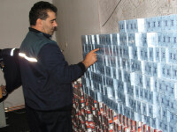 50 de tone de tutun si sute de mii de timbre false confiscate de politisti!
